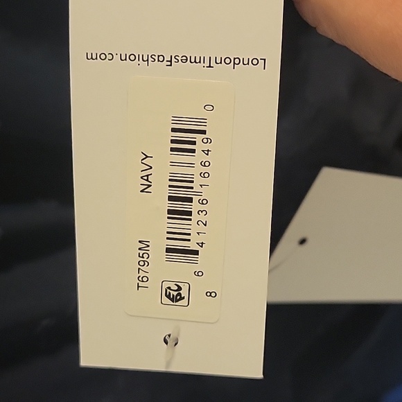 NWT London Times size 8 Royal Blue Romper - Picture 8 of 12